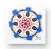Placa Decorativa Personalizada Quadro Mandala Ogum Guerreiro De Demanda Espiritual Zen Equilíbrio  Quarto Sala 20x20 - Imagem 1
