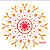 Placa Decorativa Personalizada Quadro Mandala iansã Mãe Dos ventos Força Equilíbrio Zen Energias Quarto Sala 20x20 - Imagem 3