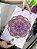 Bolsa Organizadora Necessaire Grande Personalizada Rosa Transparente Mandala Coloricasa - Imagem 2