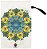 Bolsa Organizadora Necessaire Grande Personalizada Branca Transparente Mandala Coloricasa - Imagem 1