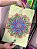 Bolsa Organizadora Necessaire Grande Personalizada Amarela Transparente Mandala Coloricasa - Imagem 2