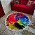 Canga Manta Redonda Decorativa Personalizada com Mandala Espiral Gigante Colorida - Perfeita para Praia e Piscina - Verão 2024 - Imagem 5
