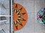 Tapete Capacho Mandala Pôr-do-sol  80x40 Porta Sala Banheiro Decorativo Coloricasa - Imagem 7