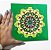 Placa Decorativa 20x20 Mdf Mandala Terra Verde Marrom Coloricasa - Imagem 2