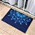 Tapete Mandala Azul Capacho Guirlanda 60x40 Porta Sala Banheiro Decorativo Coloricasa - Imagem 3