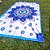 Canga De Praia Estampada Mandala Olho Grego 145cmx90cm Moda Praia Verão Multiuso Saída de Praia Poliéster Decorativa - Imagem 3