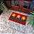 Tapete Decorativo Personalizado Capacho 60x40 Sala Quarto Cozinha Tulipa Vermelha Limpa Pé Porta Entrada Exclusivo - Imagem 1