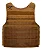 Capa De Colete Tático Invictus Vulcano AIRSOFT E MILSIM (Military Simulation) - Coyote - Imagem 1