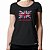 Camiseta United Kingdom Feminina Aliança Militar - Preta - Imagem 1