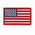 Patch Bandeira USA Rapina - Imagem 1