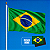 Bandeira do Brasil Oficial - Rapina Militar - Imagem 1