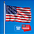 Bandeira Estados Unidos da América Oficial - Rapina Militar - Imagem 1