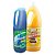 DETERGENTE MULTIUSO CONCENTRADO MULT AMARELO 1L  + DESINFETANTE BACTERICIDA CONCETRADO BOTANYC ZIFF-P 1L - Imagem 1
