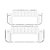 Capa Case Acrílica Compatível Com Nintendo Switch Oled Transparente Proteção 6 slots - Imagem 2