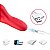 Vibrador de Ponto G e clitóris com Sugador e Dedilhar Slap - Leny - Imagem 5