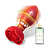 Plug Anal Rosa Rotativo Vibrador e App - Imagem 1
