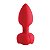 Plug anal com Led em silicone com vibrador e Controle Remoto - Imagem 3