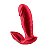 Vibrador com Estimulador de Clitóris - Controle App - Red - Imagem 2