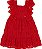 Vestido Em Laise Vermelha Momi J4667 - Imagem 4
