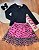 Conjunto Blusa Canelada e Saia de Tule Poá Momi - Imagem 1