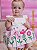 Vestido Off de Flores Com Laço C1843 Momi Baby - Imagem 1