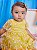 Vestido Tule Margaridas Amarelas C1869 Momi Baby - Imagem 1