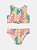 Biquini Kids Com Laço Lettering Animê Q0380 - Imagem 2