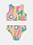 Biquini Kids Com Laço Lettering Animê Q0380 - Imagem 3