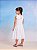 Vestido de Laise Com Laço Branco Momi J5311 - Imagem 3