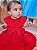 Vestido Marias Bordado Inglês Vermelho Momi Baby C1864 - Imagem 4