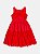 Vestido Vermelho Com Laise e Maxi Laço Momi H4650 - Imagem 2