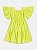 Vestido Poá Texturizado Amarelo Lima Momi H4870 - Imagem 4