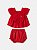 Conjunto de Laise Vermelho Com Maxi Laço Animê Baby L2198 - Imagem 1