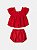 Conjunto de Laise Vermelho Com Maxi Laço Animê Baby L2198 - Imagem 2