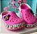 Sandália Crocs Fun Lab Minnie Mouse Band Clog Infanto Juvenil Electric Pink - Imagem 1