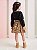 Conjunto de Blusa ML e Short Saia Onça Momi J5841 - Imagem 3
