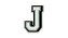 Jibbitz™ Letra J - Imagem 1