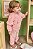Conjunto de Jaqueta e Calça em Veludo Rosa 71496 Infanti - Imagem 1