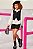 Trio Camisa Viscose com Colete e Shorts Sarja Preto 72445 Infanti - Imagem 1