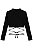 Blusa Cropped em Canelado Maui Preto 70332 Vic&Vicky - Imagem 3