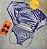 Biquini Cropped ML Siri Kids Magali Foil Lavanda Foil Prata 90113 - Imagem 3