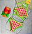 Biquini Cropped Júlia Siri Kids Melancia Neon 90095 - Imagem 1