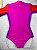 Maiô ML Siri Kids Valentina  Multicor Rosa Choque 90110 - Imagem 3