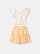 Conjunto Blusa e Saia Laise Bordada em Amarelo Animê N4405 - Imagem 3