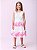 Vestido de Alças Off White Com Laço e Bordados Pink Momi H5601 - Imagem 1
