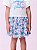 Conjunto Blusa e Short Saia Floral Azul Momi Mini J6096 - Imagem 6