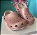 Sandália Crocs Classic Clog Infanto Juvenil Quartz Glitter - Imagem 1
