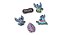 Jibbitz™ Stitch Tropical Pack com 5 peças - Imagem 1