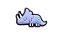 Jibbitz™ Dinossauro Roxo - Imagem 1