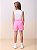 Short Sarja Rosa Neon Forte Com Glitter Momi Kids H5621 - Imagem 3